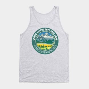 Green Grand Teton National Park Tank Top